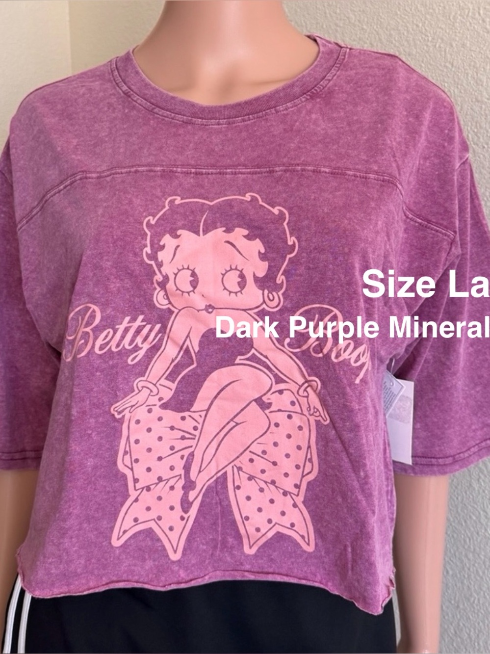 Betty Boop Women's Graphic Skimmer Tee,